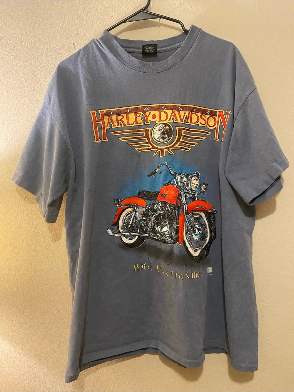 Vintage 1995 Harley Davidson Men’s Electra Glide TShirt Made In USA SzXL